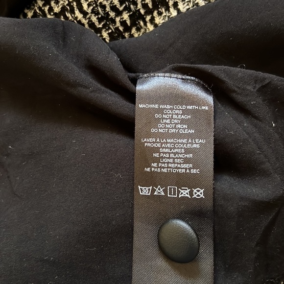 Anthropologie Maeve Tweed Mini Dress Black White NWOT - Picture 12 of 16